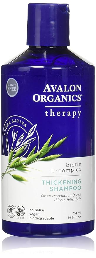 Avalon Organics Biotin B-Complex Thickening Shampoo, 14 fl. oz.