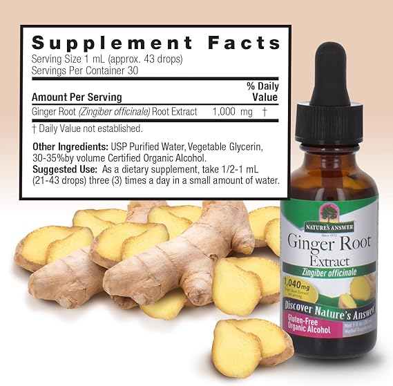 NATURE'S ANSWER GINGER ROOT 1OZ