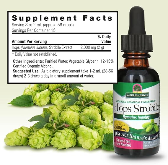 NATURE'S ANSWER HOPS 1OZ