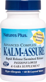 Kalm-Assure Advanced Complex Rapid Release/Sustained Release 60 Bi-Layered Tablets