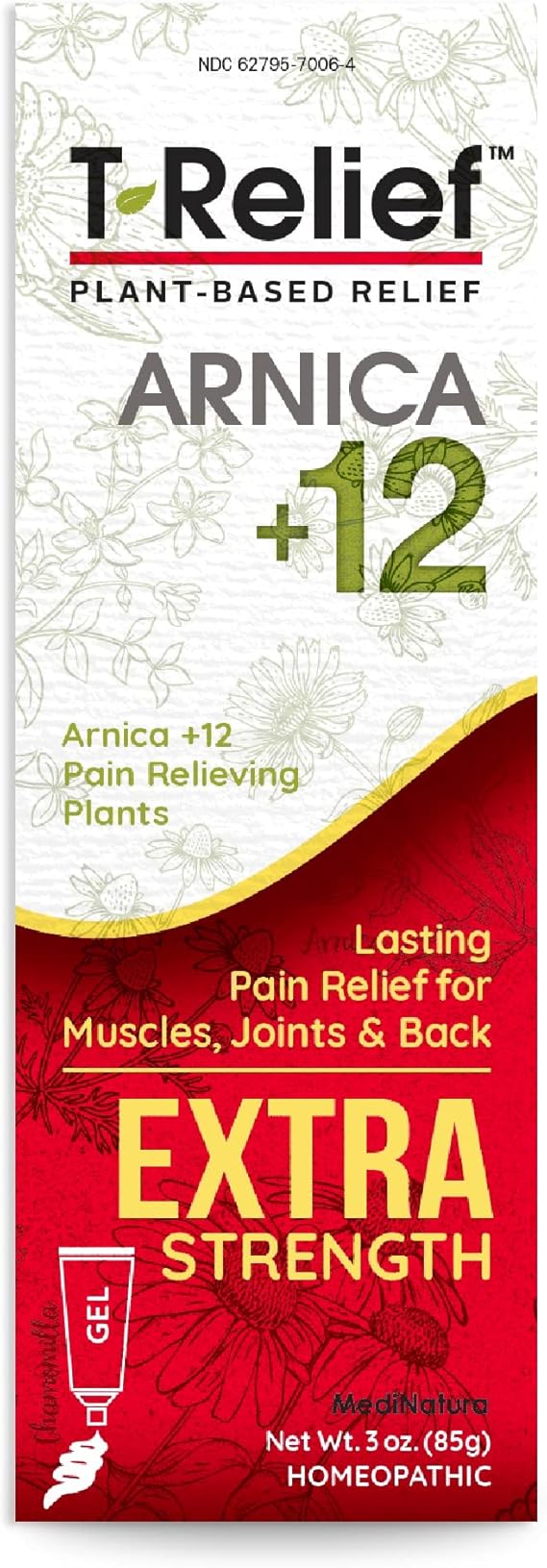 MEDINATURA T-RELIEF PLANT BASED RELIEF ARNICA +12 2OZ