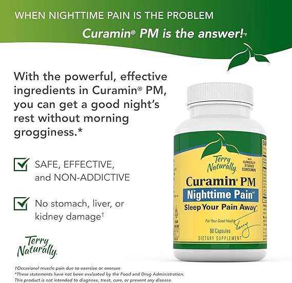 Terry Naturally Curamin PM Nighttime Pain 30 Capsules