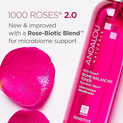 Andalou Naturals 1000 Roses Biome Balancing Toner Sensitive Skin