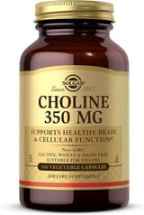 Solgar Choline 350 mg Vegetable Capsules 100V cap