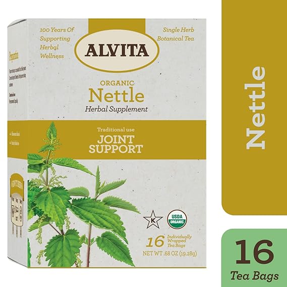 ALVITA TEAS Nettle Leaf Herbal Tea Supplement 16 BAG