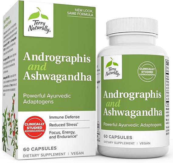 Andrographis and Ashwagandha Adaptogens Capsules