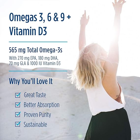 Complete Omega-D3 565 mg 120 Soft Gels