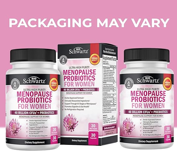 Menopause Support Probiotics 50 Billion CFU