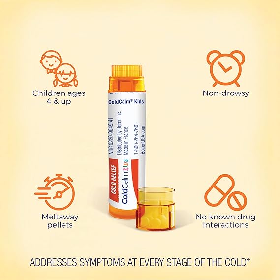 Boiron Cold Calm Kids Meltaway Tablets