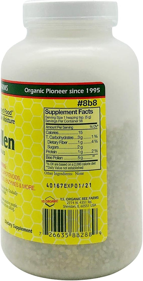 Y.S.Organic Fresh Bee Pollen Whole Granules