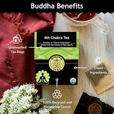 BUDDHA TEAS Organic 4th Chakra Tea 18 BAG