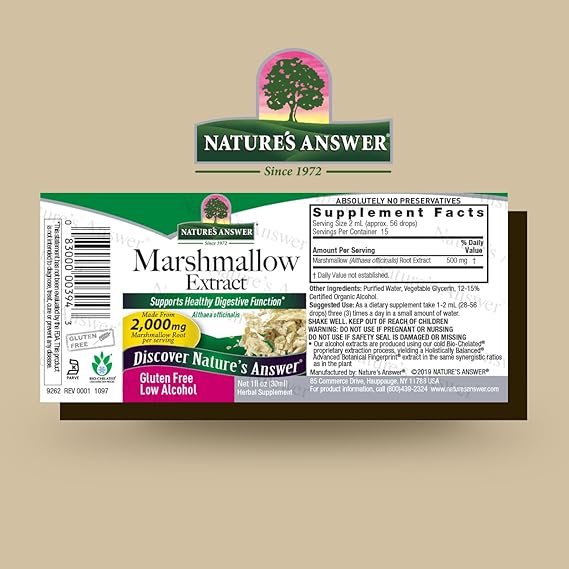 NATURE'S ANSWER MARSHMALLOW ROOT 1OZ