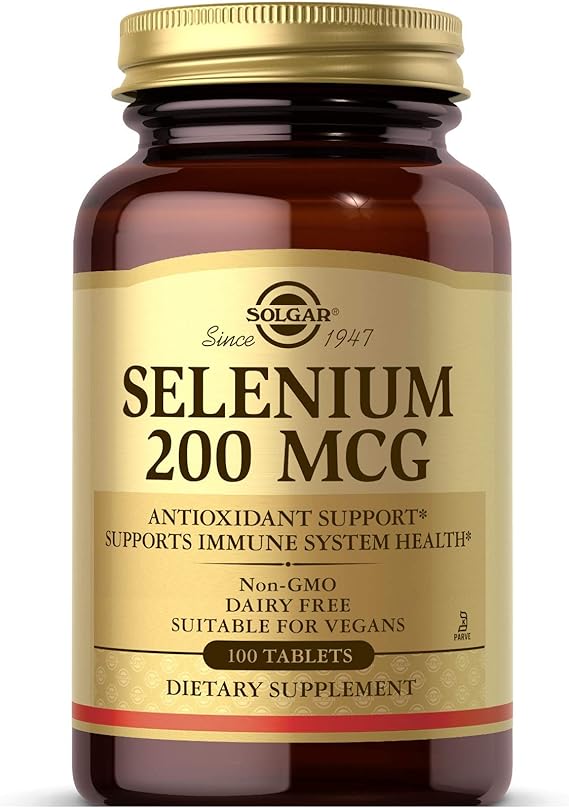 Solgar Selenium 200 mcg Tablets 100tablet