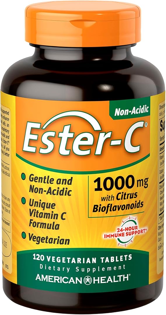 Solgar Ester-C®  1000 mg with Citrus Bioflavonoids Vegetarian Tablets 120tablet