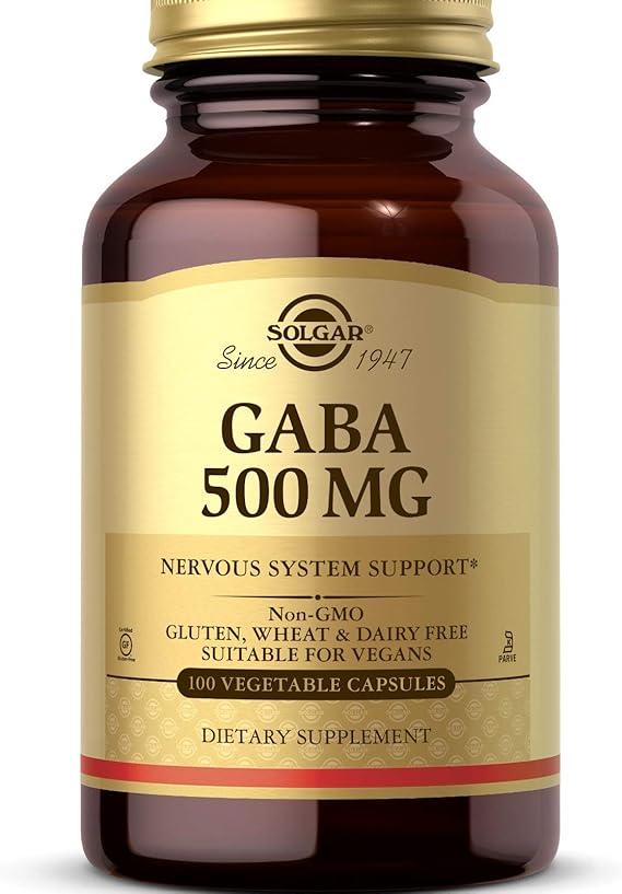 Solgar GABA 500 mg Vegetable Capsules 100V cap