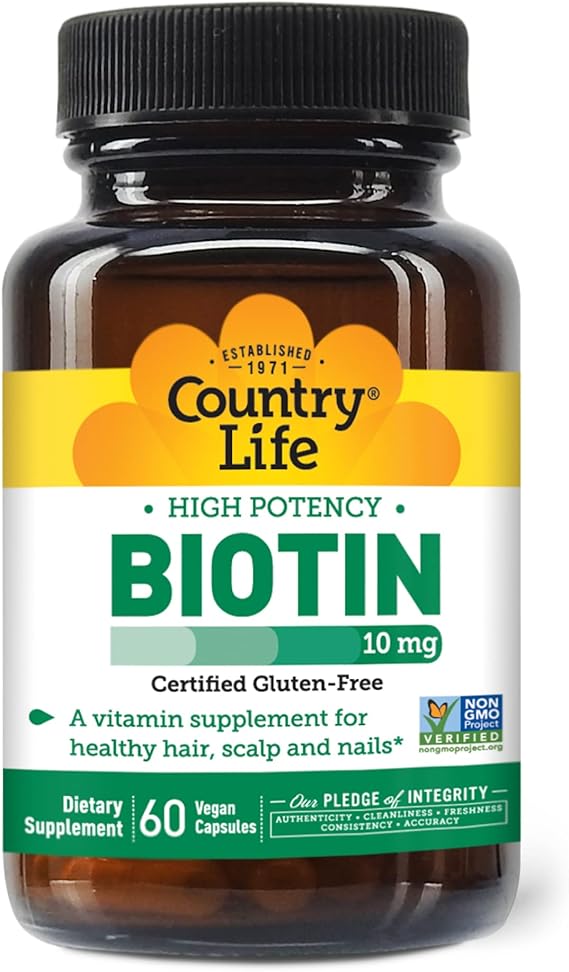 Country Life BIOTIN 10MG 60 Vegicaps