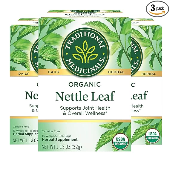 TRADITIONAL MEDICINALS TEAS Organic Nettle Leaf Tea 16 BAG