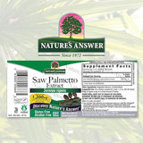 NATURE'S ANSWER ALC FREE SAWPLAMETTO 1OZ