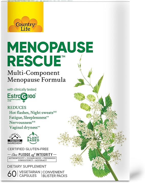 Country Life MENOPAUSE RESCUE 60 Vegicaps