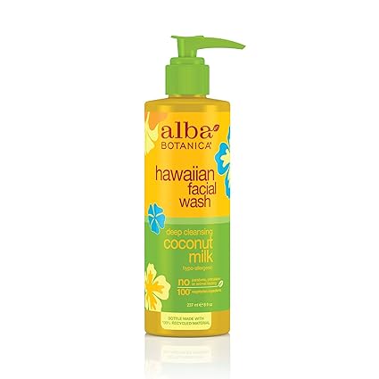 ALBA BOTANICA HAWAIIAN FACIAL WASH COCONUT MILK 8OZ