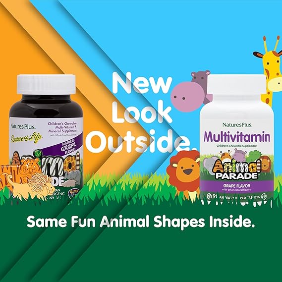 Animal Parade Multivitamin Chewable  Grape Flavor