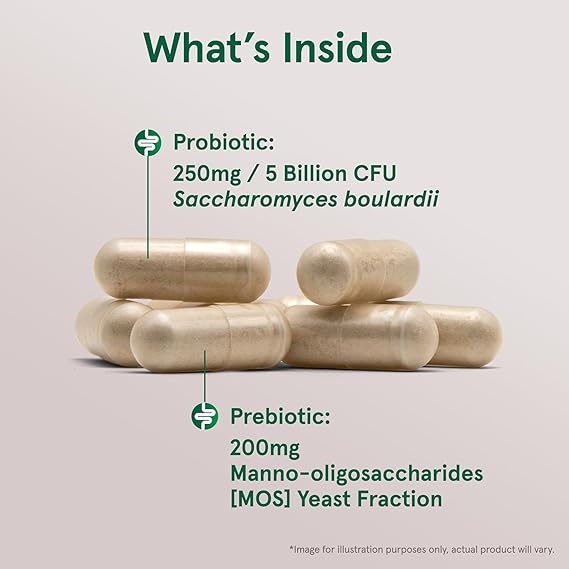 Jarrow Formulas Saccharomyces Boulardii + MOS