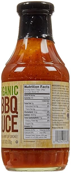 WOODSTOCK BBQ Sauce, Hickory 18 OZ