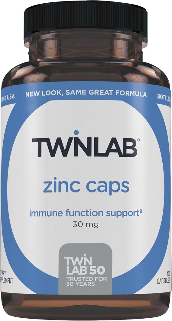 TWIN LAB ZINC 30 MG 100CAP