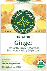 TRADITIONAL MEDICINALS TEAS Organic Ginger 16 BAG