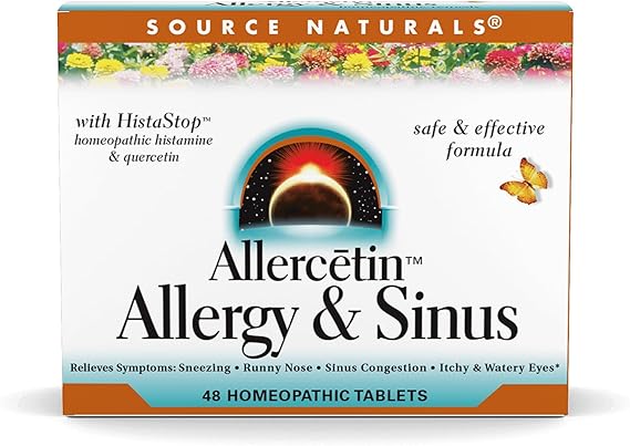 SOURCE NATURALS ALLERCETIN ALLERGY & SINUS 48 TABS