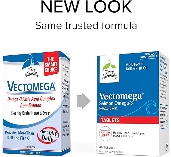 Vectomega Salmon Omega EPA/DHA 60 Tablets