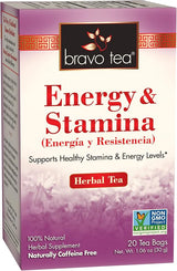 BRAVO TEA Energy & Stamina Tea 20 BAG