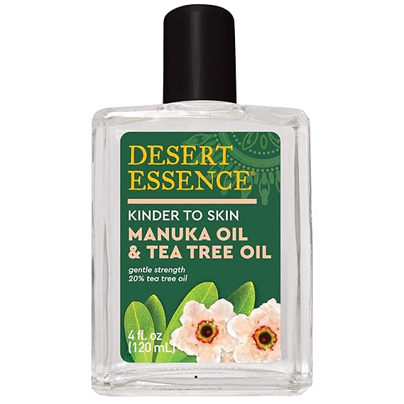 Desert Essence KINDER TO SKIN MANUKA & TEA TREE OIL 4 Oil