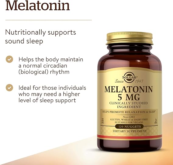 Solgar Melatonin 5 mg Nuggets 120tablet