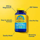 Natures Life Renewing Magnesium Malate 250ct 200mg