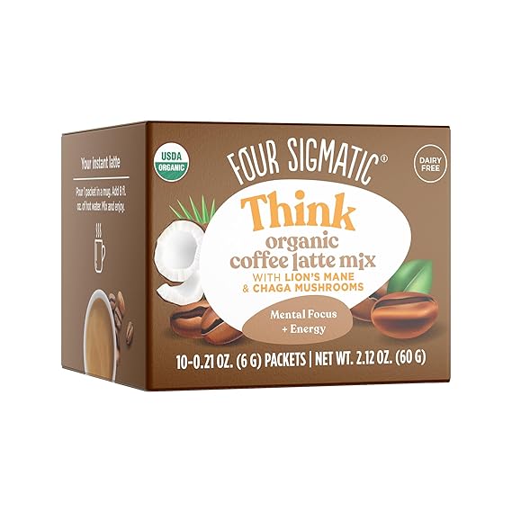 FOUR SIGMATIC THINK ORGANIC COFFEE LATTE 10CT