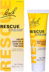 BACH RESCUE CREAM FOR HANDS, BODY & FACE 30G (1 OZ)