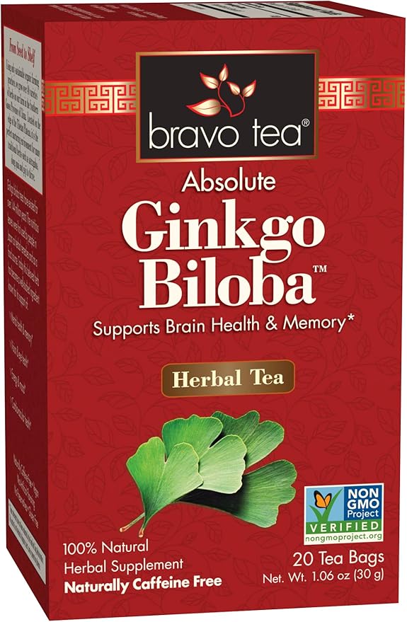 BRAVO TEA Absolute Gingko Biloba Tea 20 BAG