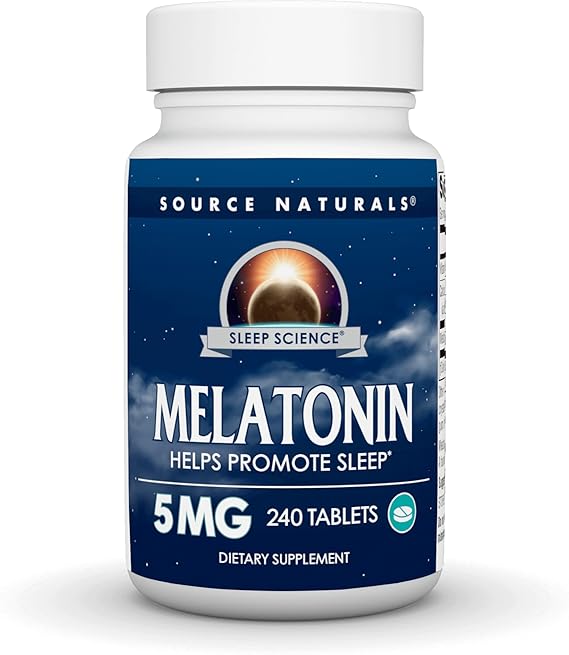 SOURCE NATURALS SLEEP SCIENCE MELATONIN 5MG TAB 240T