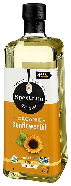 SPECTRUM NATURALS Sunflower, Refined, High Heat 32 OZ