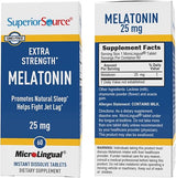 Melatonin Extra Strength 25 mg 60 Microlingual Tablets