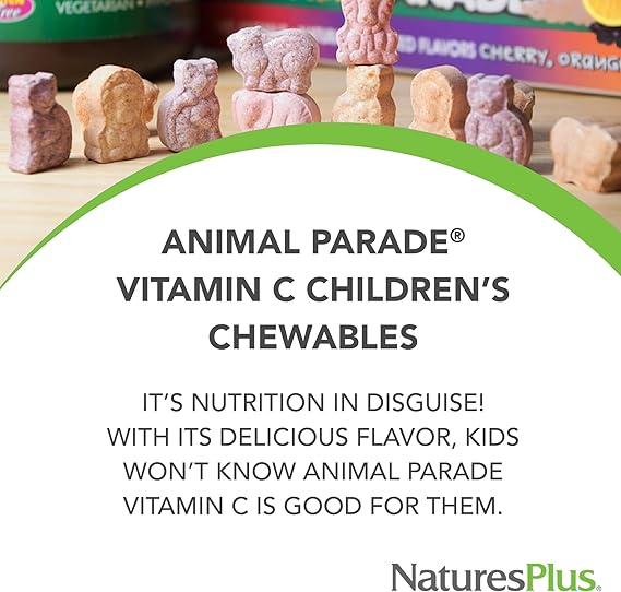 Animal Parade Vitamin C Chewables Orange Juice Flavor