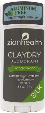 Zion Health Clay Dry Silk - Sandalwood 2.8 oz