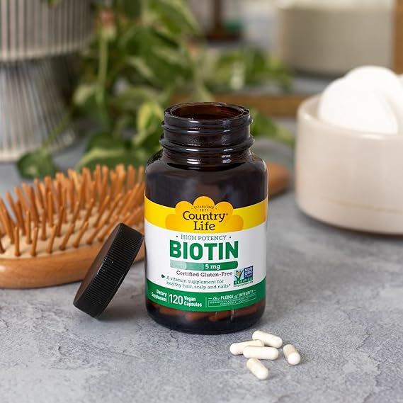 Country Life BIOTIN 5MG 120 Vegicaps