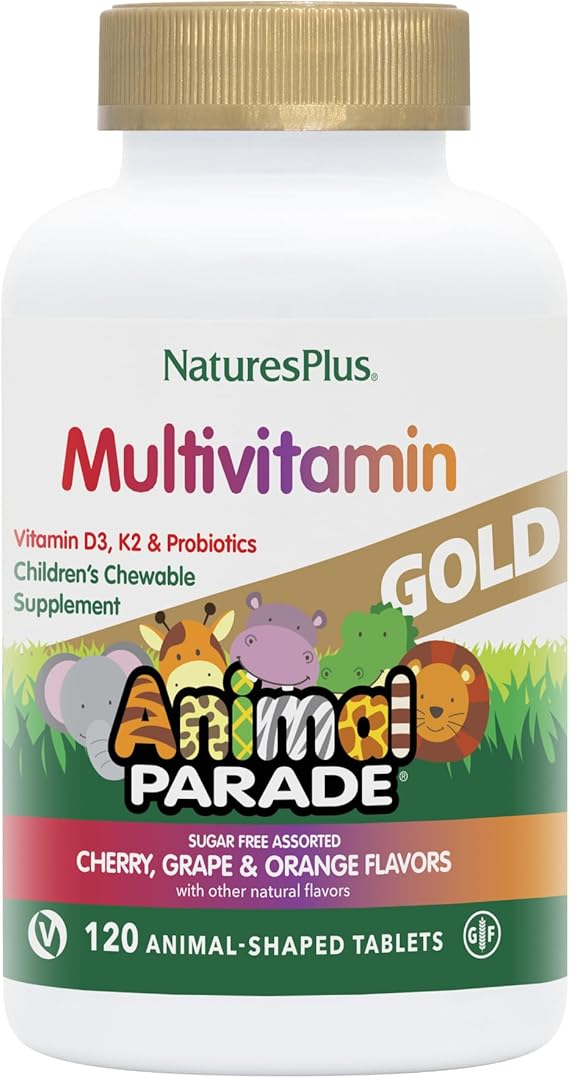 Animal Parade GOLD Chewable Multivitamin Assorted Flavors