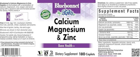 Bluebonnet Calcium Magnesium & Zinc