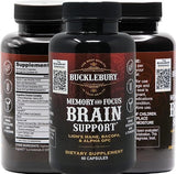 BUCKLEBURY MEMORY AND FOCUS BRAIN SUPPORT 60CAP