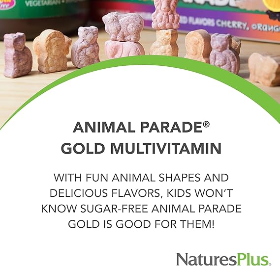 Animal Parade GOLD Chewable Multivitamin Assorted Flavors