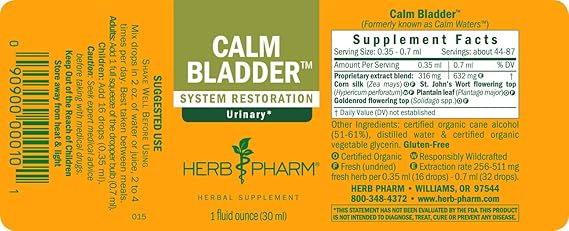 Herb Pharm CALM BLADDER    1 oz