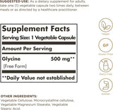 Solgar Glycine 500 mg Vegetable Capsules 100V cap